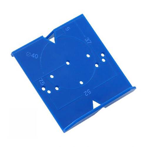 Hinge Hole Jig 35mm 40mm ABS Hinge Boring Drill Guide Templa