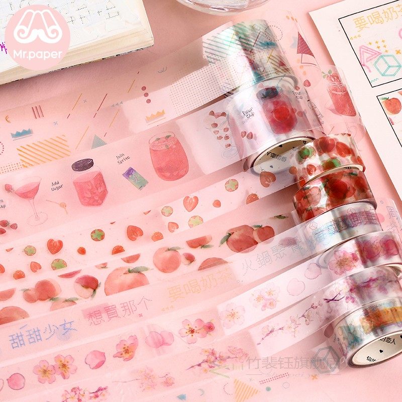 Mr Paper 3pcs/pack 12 Designs Creative Bullet Journaling Dec