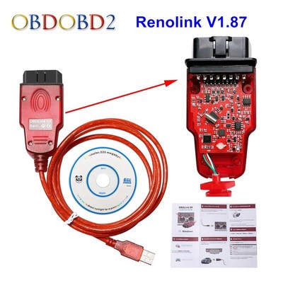 Renolink V1.52 / V1.87  Renault EC Programmer Reno Link OBD2