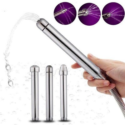 Stainless steel Bidet Faucets Rushed Anal Douche Shower Clea