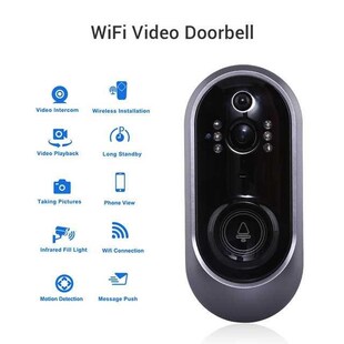Smart Wifi Doorbell With Camera Ring Video Door Bell 720P Do
