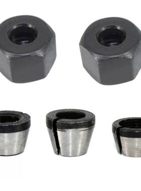 5Pcs/Set 6mm 6.35mm 8mm Collet Chuck Adapter Engraving Trimm