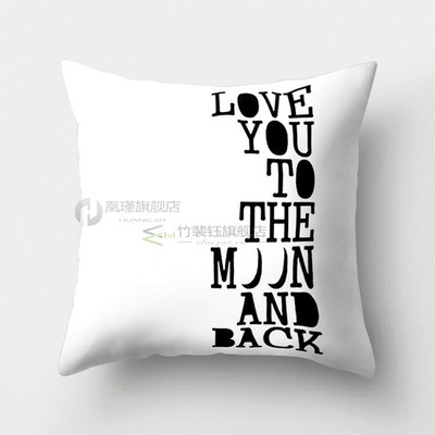 SNBEATY Decorative Throw Pillow Covers Black And White Cushi