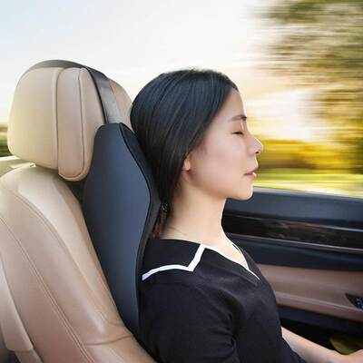 Car Neck Pillow 3D Memory Foam Head Rest Adjustable Auto Hea