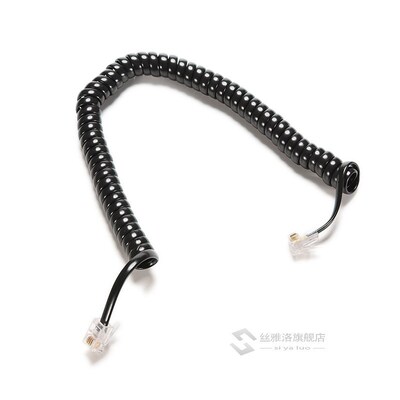 6.5FT Telephone Handset Phone Extension Cord Curly Coil Line