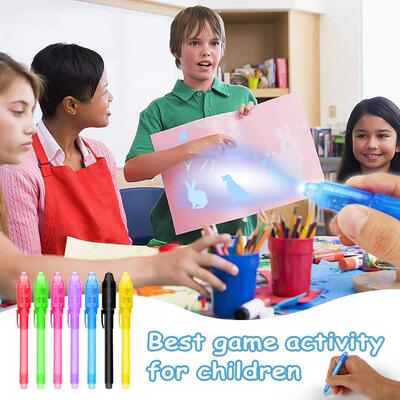 5 PCS/set Secret Pen Birthday Party Invisible Ink Pen With