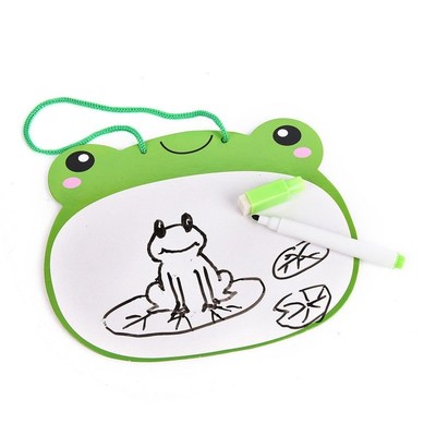 18cm*14cm Cartoon Animal Dry Wipe Cardboard Kids Whiteboard