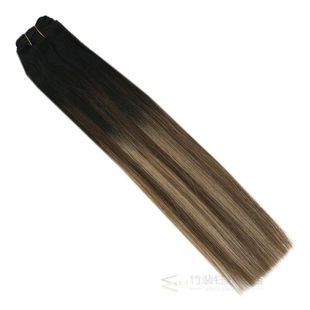Double Weft Clip in Hair Extensions 100% Real Human Hair 7pc