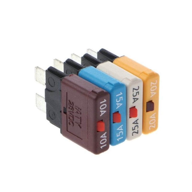 Circuit Breaker Blade Fuse 28V Resettable 5-30A Marine Rally