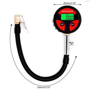 0-200PSI Digital Tyre Tire Air Pressure Gauge LCD Manometer