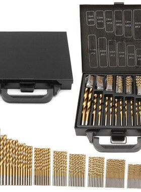 120 Degree wist Drill set ool box 1.5-10mm itanium plating d