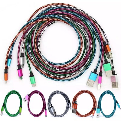 Snake Pattern Mobile Phone Cable 1M 5 Colors USB Data line