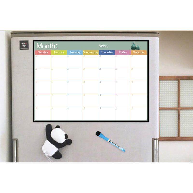 A3 Magnetic Monthly Planner Whiteboard Fridge Magnet Weekly