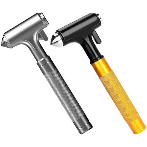 2Pcs Car Emergency Safety Escape Hammer Glass Window Breaker