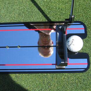 Portable Practice Golf Putting Mirror Alignment Training Aid