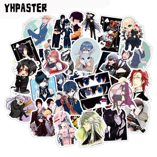 10/30/50Pcs Black Butler Stickers Japanese Anime Stickers F