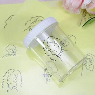 24Pcs Sticker Labels Set Of Cartoon Girl Pattern With Simple