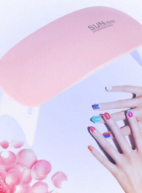 LED UV Nail Lamp Mini 6W Gel Nail Polish Dryer Ultraviolet L
