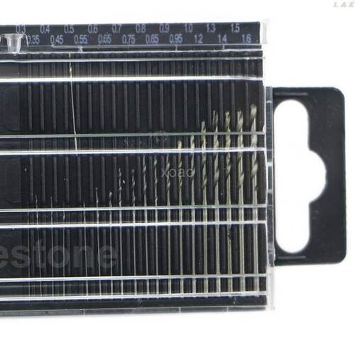 20x MICROBOX Tiny Micro HSS Twist Drill Bit Set 0.3mm-1.6mm