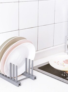 Plastic dish rack plate rack lid shelf kitchen tableware st