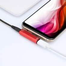 直销2 In 1 USB C Adapter Type C To 3.5mm Jack Audio Aux Head