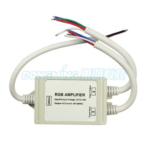 Free shipping 5set/lot 12v Max4*3A waterproof RGB Amplifier,