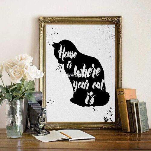 Poster Home is where your  is Canvas Painting Modern
