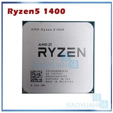 Ryzen 5 1400 R5 1400 R5-1400 3.2 GHz Quad-Core CPU Processor