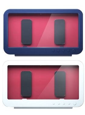 Wall Mount  Phone Holder Bathroom Case Mount Shelf, Mirror B