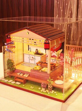 Diy Dollhouse Kids Toys Wooden Doll House Furniture Miniatur