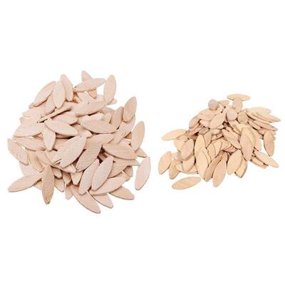 200Pcs Assorted Wood Biscuits for Tenon Machine Woodworking
