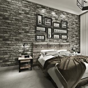 Modern Vintage Brick Textured Wallpaper For Walls Decor Embo