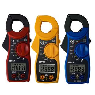 MT87 LCD Digital Clamp Meter Multimeter AC/DC Ammeter Voltme