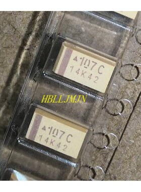 10PCS Chip Tantalum Capacitor C size 6032 D 16V 100F 107C