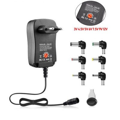 DC12V Volt Power Supply Adapter 9V 5V 6V 2A 30W Adjustable S