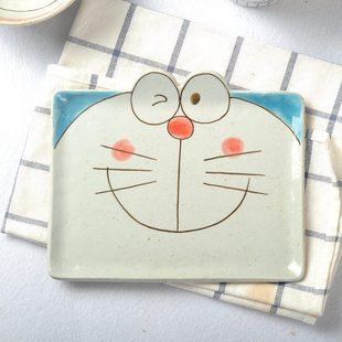 Creative doraemon crockery bowl plate set tableware jingle c