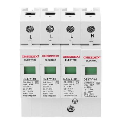 DZ47Y-40KA 385V SPD House Surge Protector Protective Low-vol