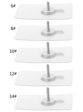 Strong Self Adhesive Screw Hook Wall Mouted Stainless Steel
