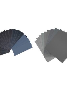 39 Pcs 120 to 3000 Grit Wet Dry Sandpaper Assortment 9X3.6 I
