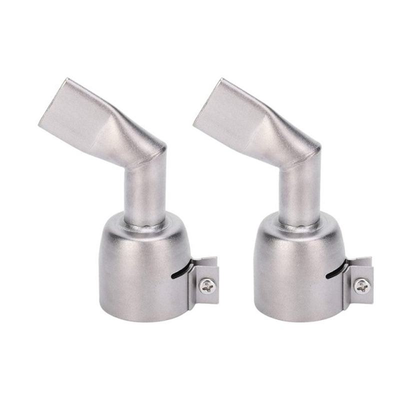 2pcs welding nozzle, flat 120 degree hot air welding nozzle