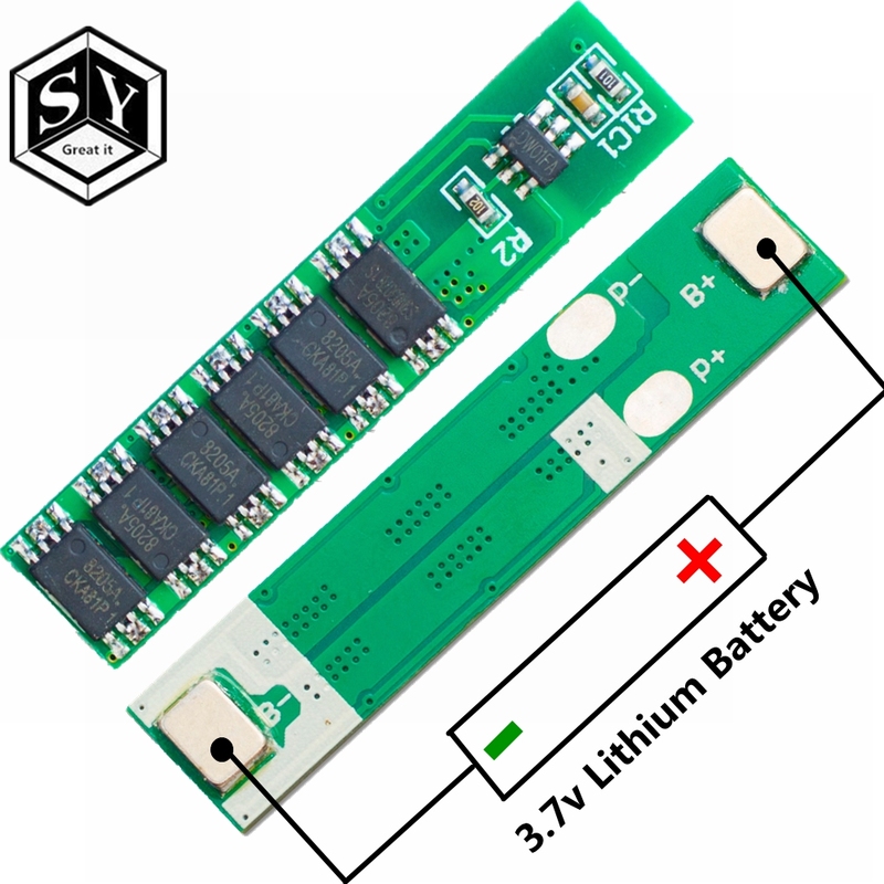 GREAT IT 1S 15A 3.7V Li-ion 6MOS BMS PCM Battery Protection