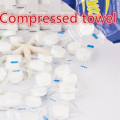 Magic Towel 100pc/lot Mini Portable Face Care Cotton Compres