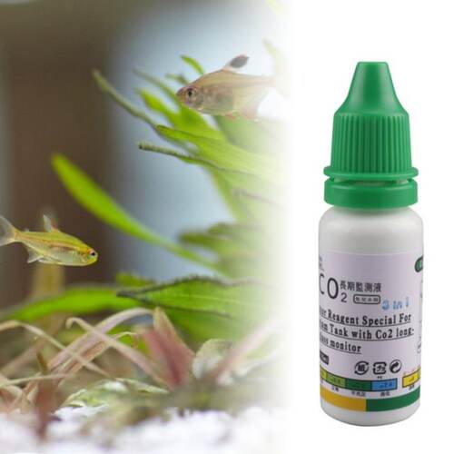 15ml Aquarium CO2 Indicator Solution Monitor Fluid Glass Car
