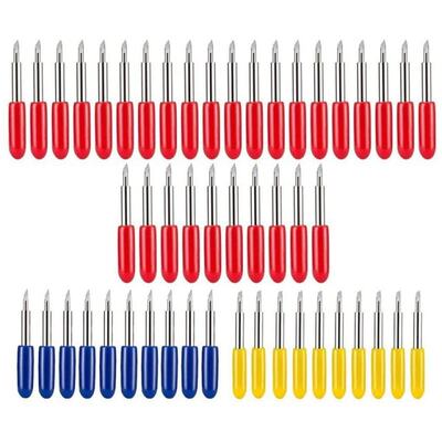30/45/60 Degree Vinyl Cutter Blades, 50Pcs Tungsten Steel Le