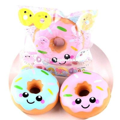 10CM Jumbo Colorful Squishy Doughnut Anti-strss Toy Squishie