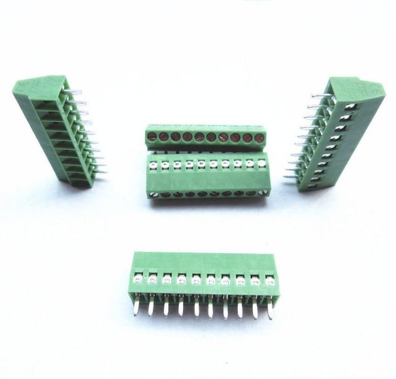 10pcs 10 Poles/10 Pin 2.54mm/0.1 PCB Universal Screw Termin-封面