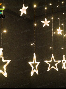 2Mx1M New Year Christmas Garlands LED String Lights Fairy X