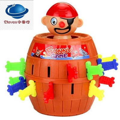 Pirate Barrel Game Toy Lucky Stab Pop Up Toy Christmas Gift
