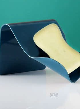 1Pc Soap Holder Bathroom Shower Storage Box Dish Plate Kitc