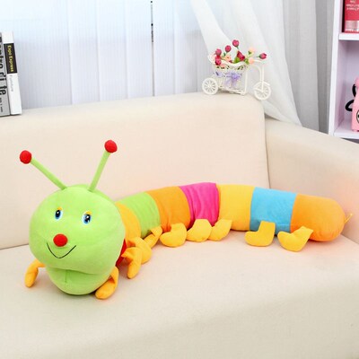 1pc Colorful Caterpillars Plush Kids Toys For Children 50cm